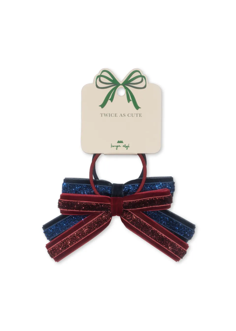 Konges Sløjd Accessories|2 pak elastikker - red/navy