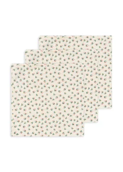 Konges Sløjd Pusletid|3 pak stofbleer - FLEUR COLORÉ fleurcoloré