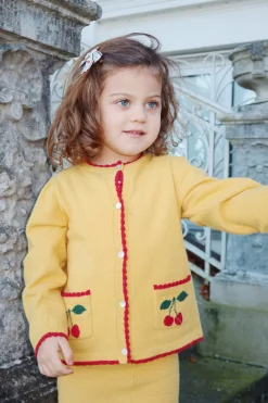 Konges Sløjd Overdele|ALEXA CARDIGAN - YOLK YELLOW yolkyellow