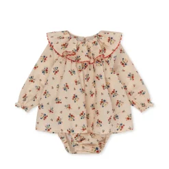 Konges Sløjd Overdele|bella romper med flæser - FIFI FLEUR fififleur