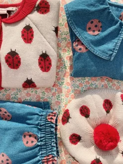Konges Sløjd Accessories|Overtøj|Belou beret - ladybug