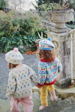 Konges Sløjd Overdele|BELOU CARDIGAN - CHERRY STRIPE cherrystripe