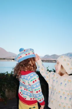Konges Sløjd Overdele|BELOU CARDIGAN - CHERRY STRIPE cherrystripe