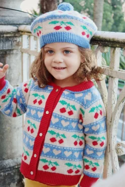 Konges Sløjd Overdele|BELOU CARDIGAN - CHERRY STRIPE cherrystripe