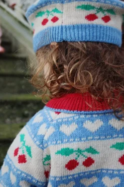 Konges Sløjd Overdele|BELOU CARDIGAN - CHERRY STRIPE cherrystripe