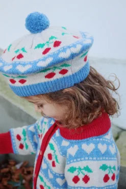Konges Sløjd Overdele|BELOU CARDIGAN - CHERRY STRIPE cherrystripe