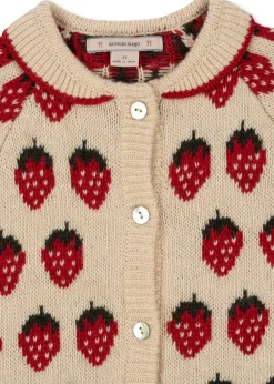 Konges Sløjd Overdele|Belou cardigan - strawberry
