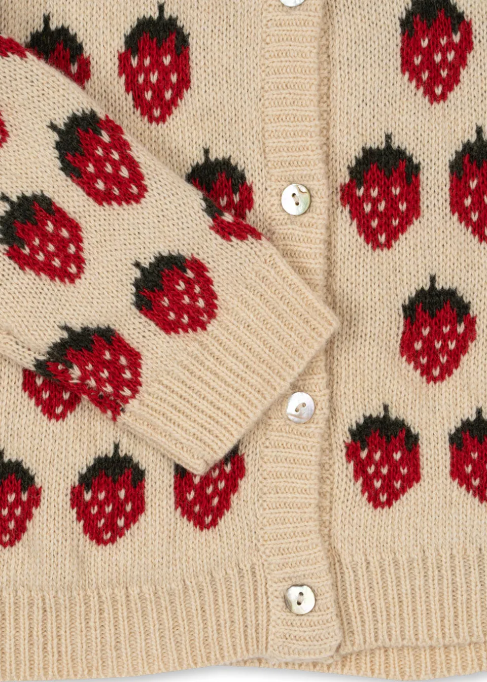Konges Sløjd Overdele|Belou cardigan - strawberry