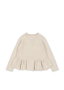 Konges Sløjd Overdele|cabby cardigan - off white melange offwhitemelange
