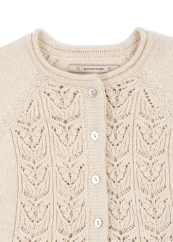 Konges Sløjd Overdele|cabby cardigan - off white melange offwhitemelange