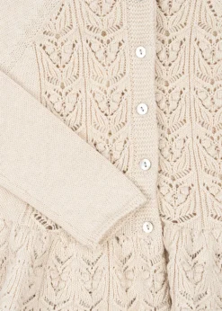 Konges Sløjd Overdele|cabby cardigan - off white melange offwhitemelange