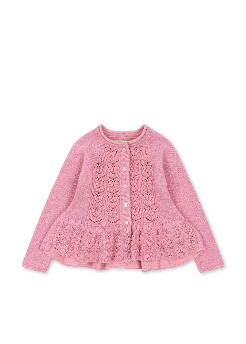Konges Sløjd Overdele|cabby cardigan - powder pink powderpink