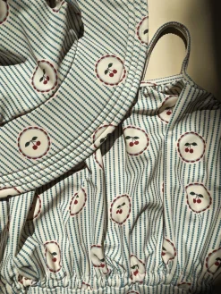 Konges Sløjd Badetøj|Accessories|cale badehat - CHERRY STRIPE cherrystripe