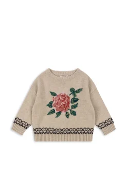 Konges Sløjd Overdele|Carola sweater - off white melange offwhitemelange