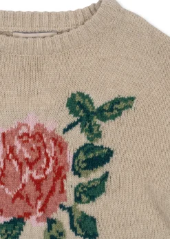 Konges Sløjd Overdele|Carola sweater - off white melange offwhitemelange