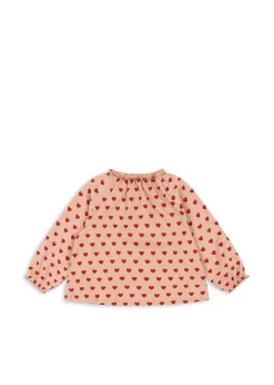 Konges Sløjd Overdele|CHLEO BLUSE - COEUR MAHOGANY coeurmahogany