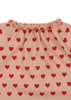 Konges Sløjd Overdele|CHLEO BLUSE - COEUR MAHOGANY coeurmahogany