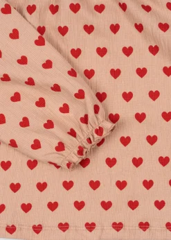 Konges Sløjd Overdele|CHLEO BLUSE - COEUR MAHOGANY coeurmahogany