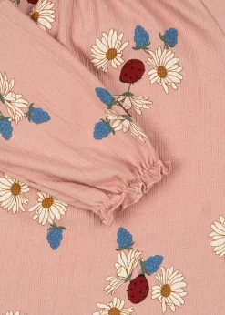 Konges Sløjd Overdele|CHLEO BLUSE - LADYBUG DAISY BLUSH ladybugdaisyblush
