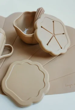 Konges Sløjd Spisetid|clam spisesæt - TERRA COTTA terracotta