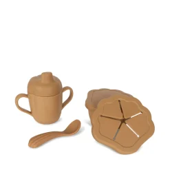 Konges Sløjd Spisetid|clam spisesæt - TERRA COTTA terracotta