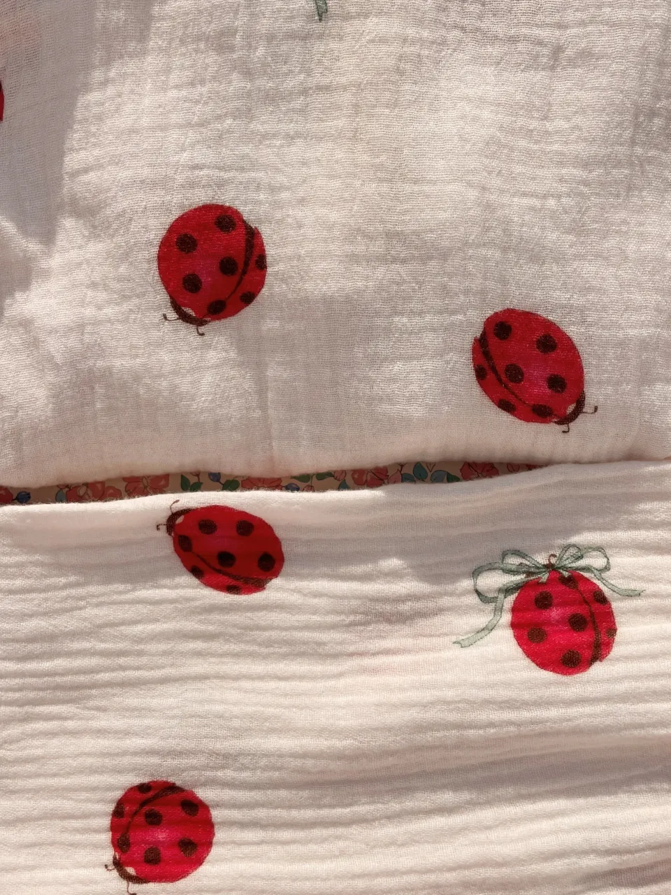 Konges Sløjd Overdele|Coco ladybug bluse - ladybug bow ladybugbow