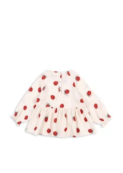 Konges Sløjd Overdele|Coco ladybug bluse - ladybug bow ladybugbow