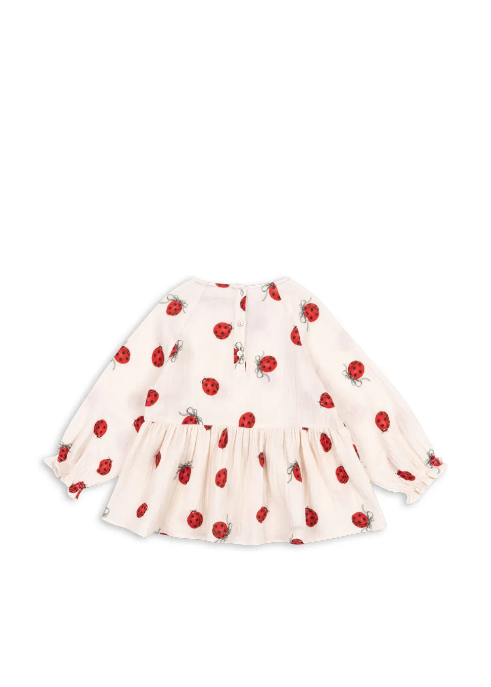Konges Sløjd Overdele|Coco ladybug bluse - ladybug bow ladybugbow