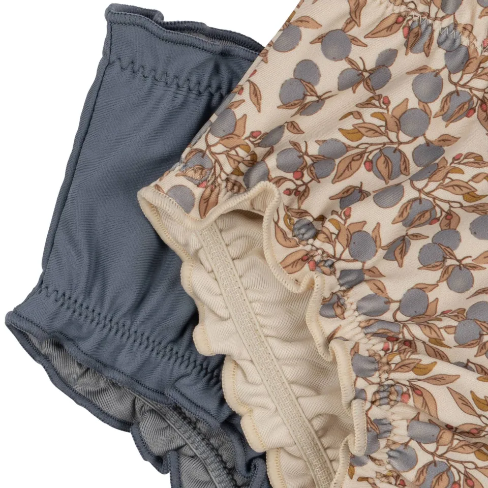 Konges Sløjd Badetøj|collette 2 pak badebukser - orangery blue orangeryblue