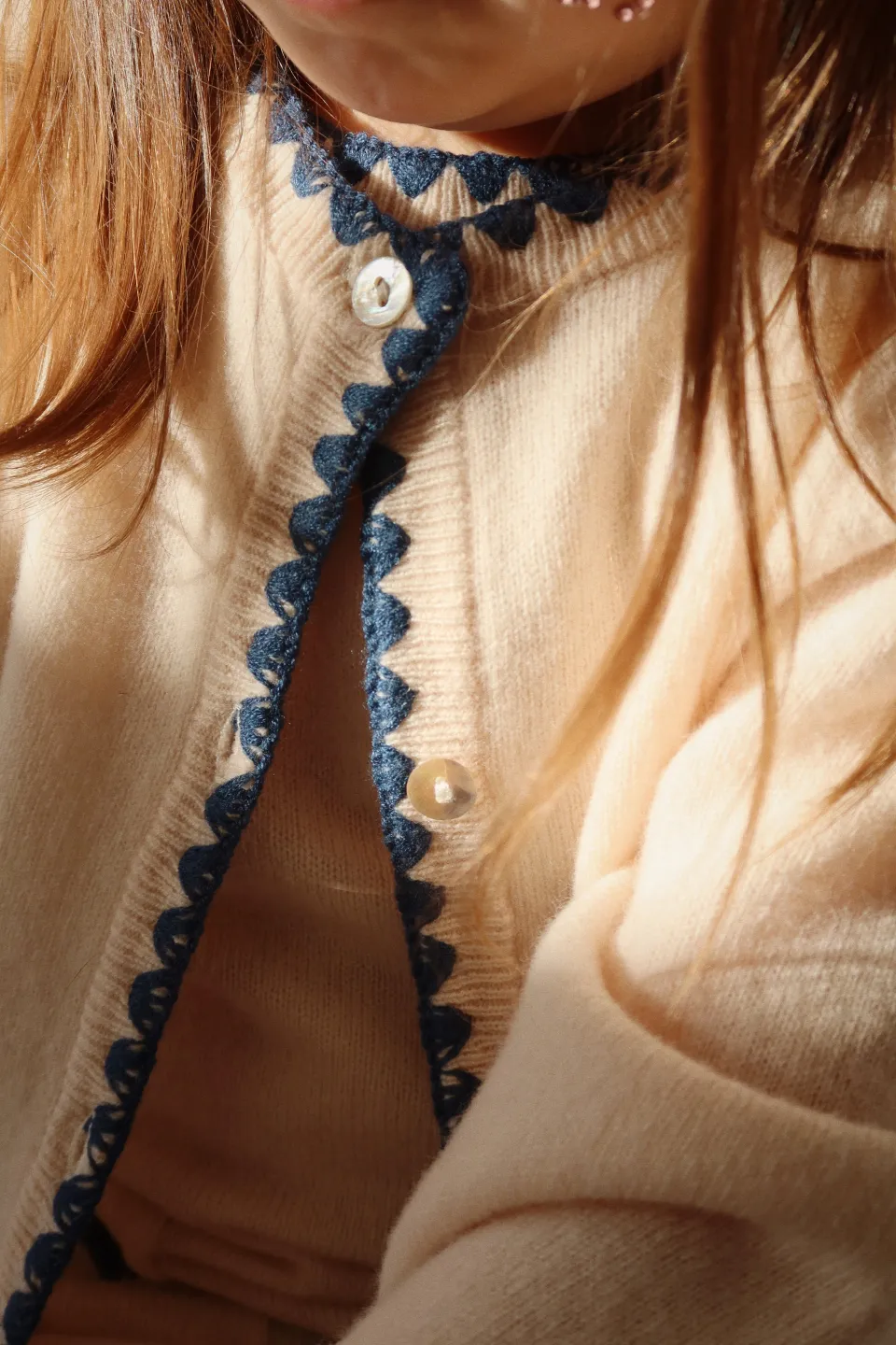Konges Sløjd Overdele|Collette cardigan - off white offwhite
