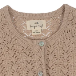 Konges Sløjd Overdele|cypres cardigan - LIGHT ROSE lightrose