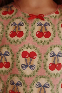 Konges Sløjd Kjoler|Drey kjole - cherry bow cherrybow