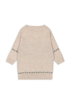 Konges Sløjd Kjoler|ELI KJOLE - OFF WHITE MELANGE offwhitemelange