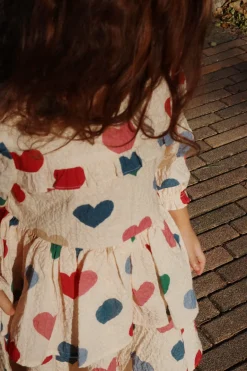 Konges Sløjd Kjoler|elin kjole - BON COEUR COLORE FRAPPE boncoeurcolorefrappe