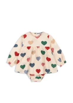 Konges Sløjd Overdele|elin romper - BON COEUR COLORE FRAPPE boncoeurcolorefrappe