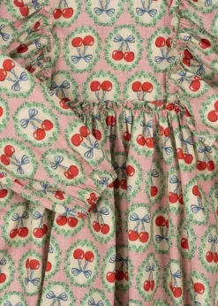 Konges Sløjd Kjoler|Evia kjole - cherry bow cherrybow