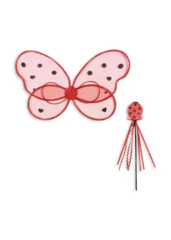 Konges Sløjd Kreativ & Spil|Fairy ladybug kostume - ladybug glitter ladybugglitter
