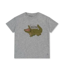 Konges Sløjd Overdele|famo tee - GREY MELANGE greymelange