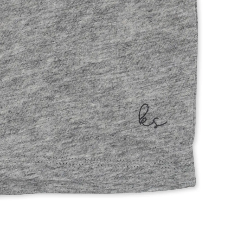 Konges Sløjd Overdele|famo tee - GREY MELANGE greymelange