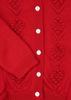 Konges Sløjd Overdele|FIOL CARDIGAN - BARBADOS CHERRY barbadoscherry