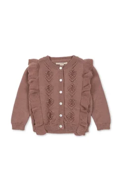 Konges Sløjd Overdele|FIOL CARDIGAN - burlwood