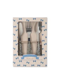 Konges Sløjd Spisetid|GLIMMER BESTIK - SPARKLING BLUE sparklingblue