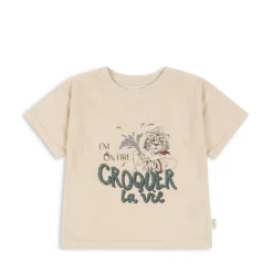 Konges Sløjd Overdele|itty tee - ANTIQUE WHITE antiquewhite