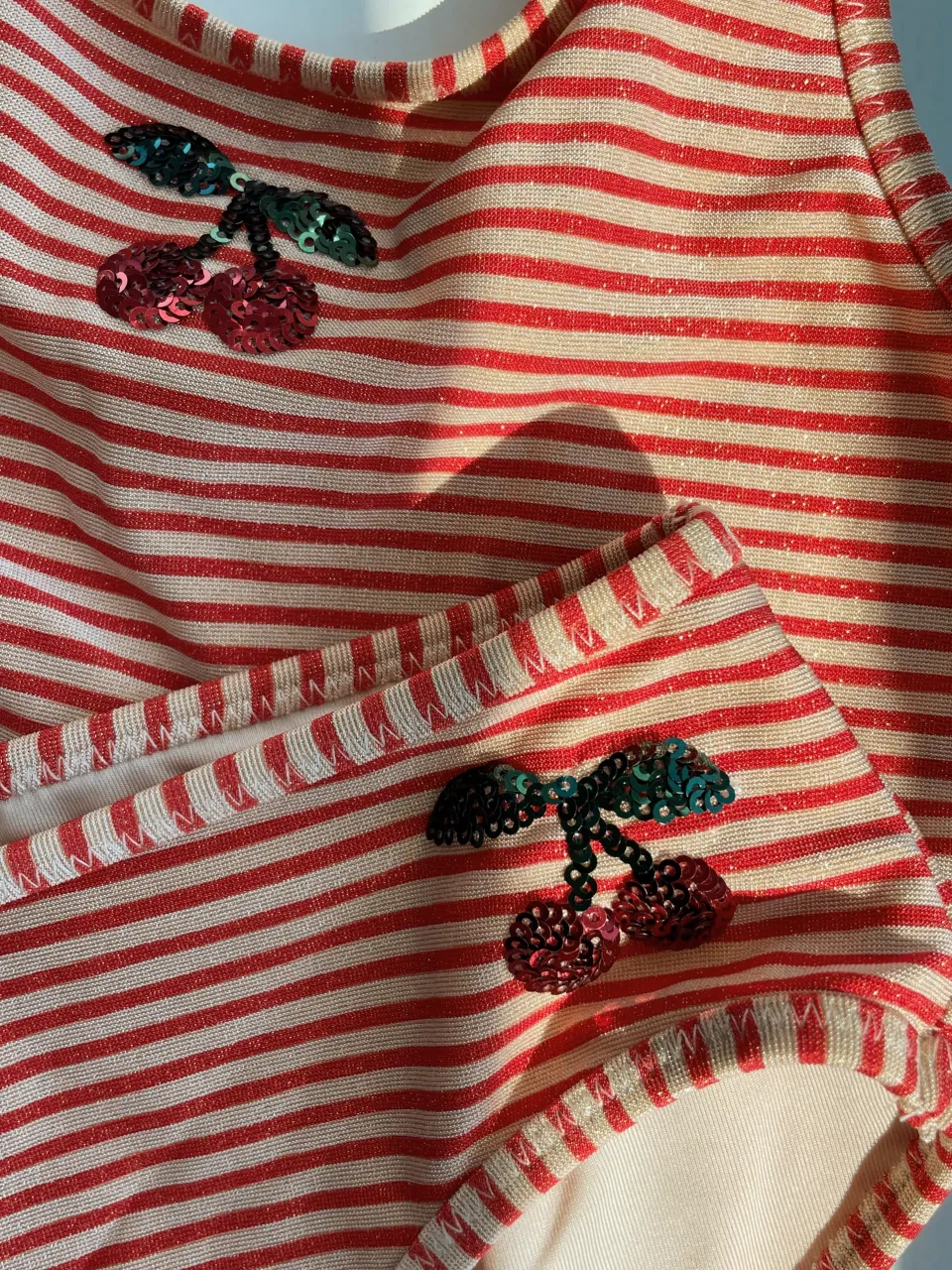 Konges Sløjd Badetøj|jade bikini - GLITTER STRIPE glitterstripe