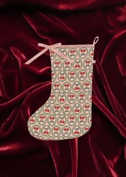 Konges Sløjd Børneværelse|Julesok - cherry bow cherrybow