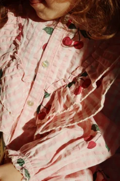 Konges Sløjd Kjoler|kim kjole - CHERRY CHECK cherrycheck