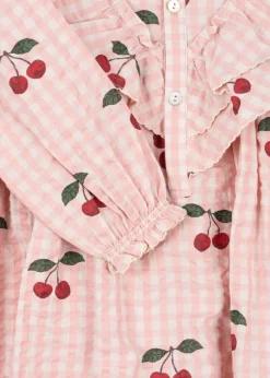 Konges Sløjd Kjoler|kim kjole - CHERRY CHECK cherrycheck