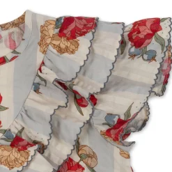 Konges Sløjd Overdele|kim kortærmet skjorte - PEONY STRIPE peonystripe