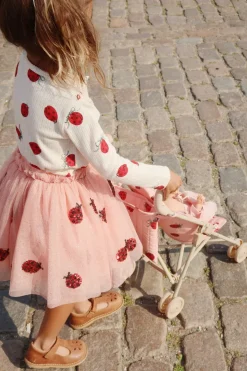 Konges Sløjd Dukker & Tilbehør|Ladybug dukkeklapvogn - ladybug glitter ladybugglitter