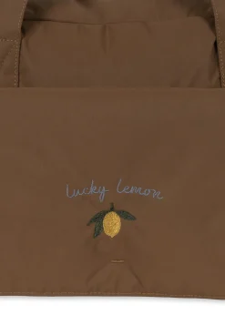 Konges Sløjd Tasker|Pusletid|lille pusletaske - WALNUT LEMON walnutlemon
